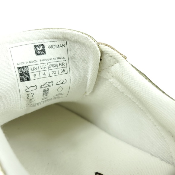 Madewell Veja Esplar Low Sneakers Gold Star Shoes - Picture 8 of 8